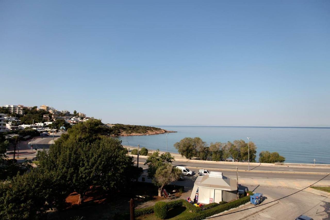 Seaside Renovated Top Floor Apartment Saronida Extérieur photo